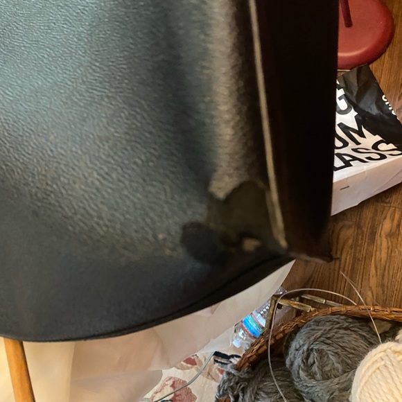 Tory Burch Black Leather Tote - Picture 6 of 16